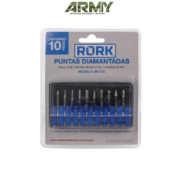 Puntas Diamantados 10 Pzas